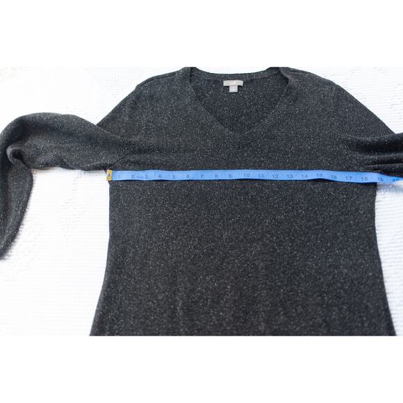 J. Jill Silk Blend Sweater Dress Gray Size Medium Fall Lagenlook Preppy So Soft - Picture 9 of 10